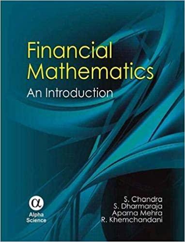 Financial Mathematics An Introduction