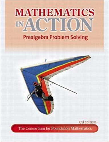 mathematics in action prealgebra problem solving 3rd edition consortium for foundation mathematics