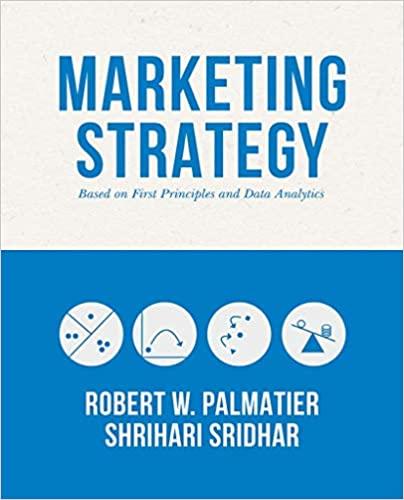 marketing strategy 1st edition robert w. palmatier, shrihari sridhar 9781137526236
