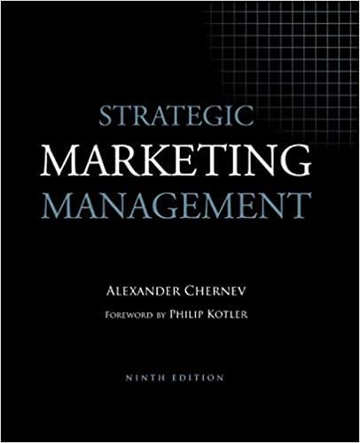 strategic marketing management 9th edition alexander chernev, philip kotler 1936572508, 978-1936572502