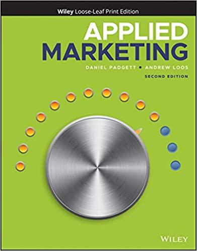 applied marketing 2nd edition daniel padgett, andrew loos 1119690617, 978-1119690610