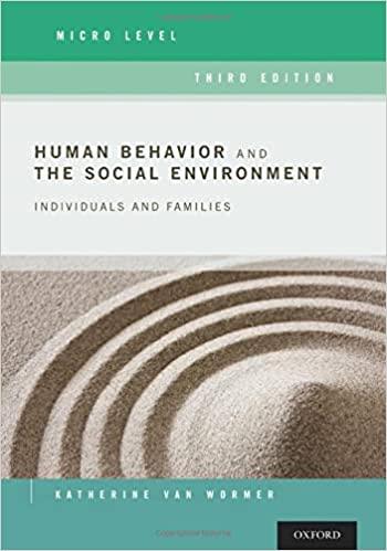 human behavior and the social environment micro level individuals and families 3rd edition katherine van
