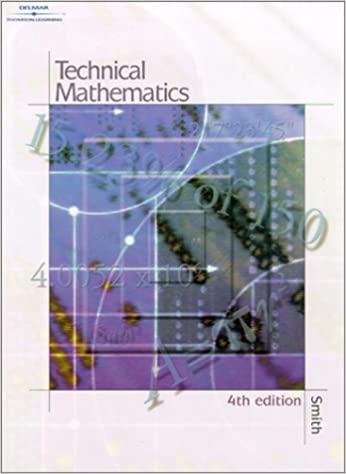 technical mathematics 4th edition robert d. smith 0766828050, 978-0766828056