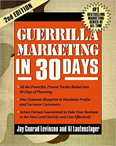 guerrilla marketing in 30 days 2nd edition jay levinson 1599182661, 978-1599182667