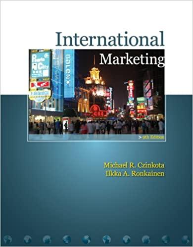 international marketing 9th edition michael r. czinkota, ilkka a. ronkainen 1439040583, 978-1439040584