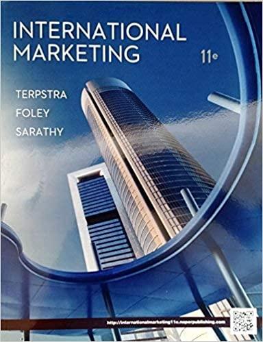 international marketing 11th edition sarathy terpstra foley 098172938x, 978-0981729381