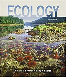 ecology 5th edition william d. bowman, sally d. hacker 1605359211, 978-1605359212