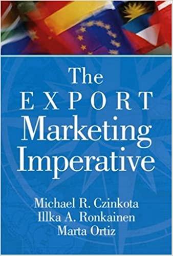 the export marketing imperative 1st edition michael r. czinkota, ilkka a. ronkainen, marta ortiz-buonafina