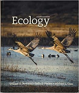 ecology 4th edition william d. bowman, sally d. hacker, michael l. cain 1605357979, 978-1605357973