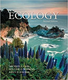 ecology 2nd edition william d. bowman, sally d. hacker, michael l. cain 0878934456, 978-0878934454