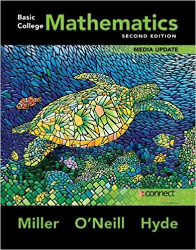 basic college mathematics media update 2nd edition julie miller, molly o'neill, nancy hyde 0073406325,