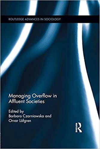 managing overflow in affluent societies 1st edition barbara czarniawska, orvar lofgren 0415519977,