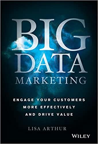 big data marketing 1st edition lisa arthur 1118733894, 978-1118733899
