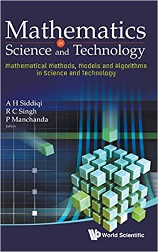 mathematics in science and technology mathematical methods models and algorithms in science and technology