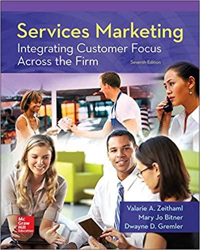 services marketing integrating customer focus across the firm 7th edition valarie a. zeithaml, mary jo