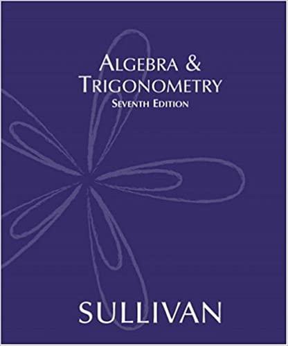algebra and trigonometry 7th edition michael sullivan 0131430734, 978-0131430730