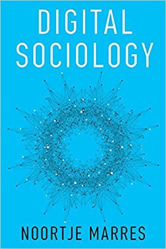 digital sociology the reinvention of social research 1st edition noortje marres 0745684785, 978-0745684789