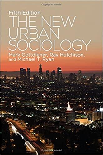 the new urban sociology 5th edition mark gottdiener, ray hutchison, michael t. ryan 0367098016, 978-0367098018