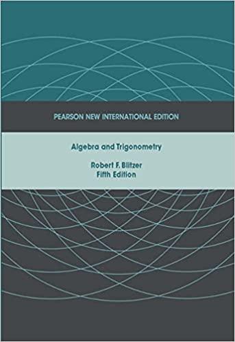 algebra and trigonometry pearson new international edition 5th edition robert blitzer 129202254x,