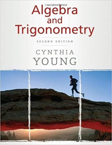 algebra and trigonometry 2nd edition cynthia y. young 0470222735, 978-0470222737