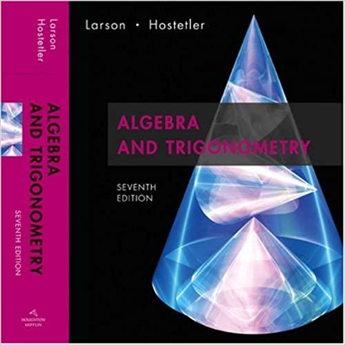 algebra and trigonometry 7th edition ron larson, robert p. hostetler 0618643214, 978-0618643219