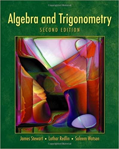 algebra and trigonometry 2nd edition james stewart, lothar redlin, saleem watson 0495013579, 978-0495013570