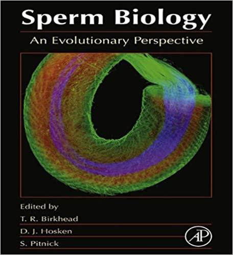 sperm biology an evolutionary perspective 1st edition scott s. pitnick, dave j. hosken, tim r. birkhead