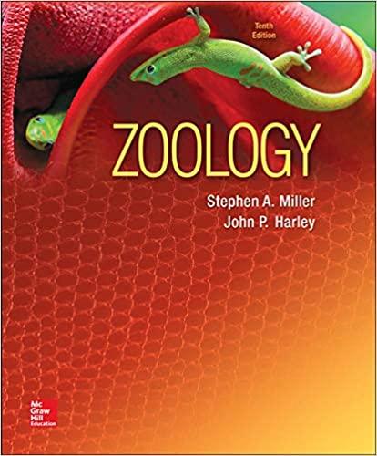 zoology 10th edition stephen miller, john harley 0077837274, 978-0077837273