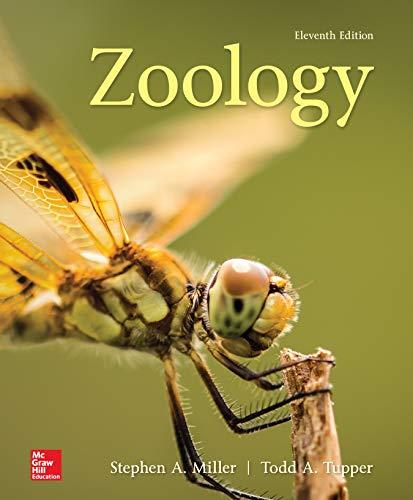 zoology 11th edition stephen miller, todd a. tupper 1260085090, 978-1260085099