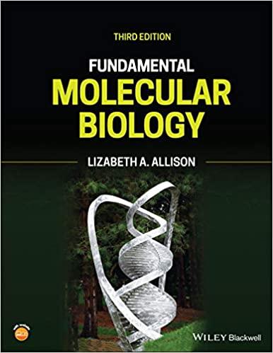 fundamental molecular biology 3rd edition lizabeth a  allison 1119156297, 978-1119156291
