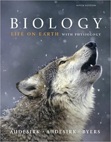 biology life on earth with physiology 9th edition gerald audesirk, teresa audesirk, bruce byers 0321681525,