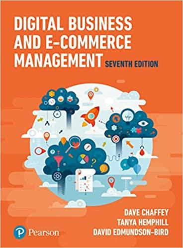 digital business and e commerce management 7th edition dave chaffey, tanya hemphill, david edmundson-bird