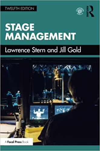 stage management 12th edition lawrence stern, jill gold 0367647893, 978-0367647896