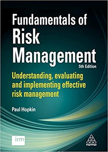 fundamentals of risk management 5th edition paul hopkin 0749483075, 978-0749483074