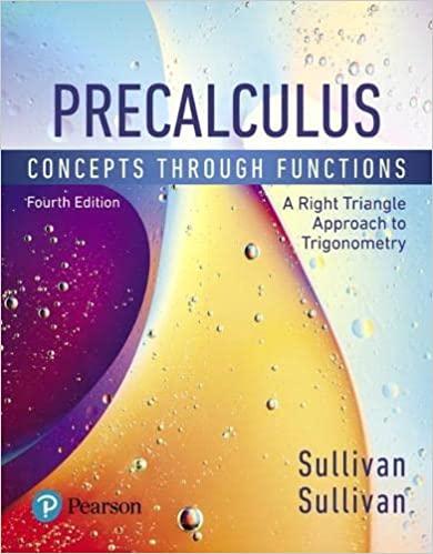 precalculus concepts through functions a right triangle approach to trigonometry 4th edition michael sullivan