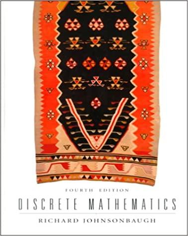 discrete mathematics 4th edition richard johnsonbaugh 0135182425, 978-0135182420