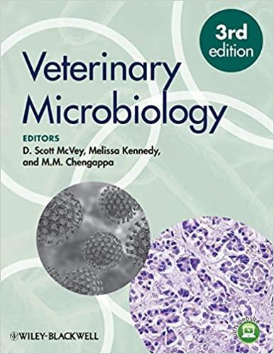 veterinary microbiology 3rd edition d. scott mcvey, melissa kennedy, m. m. chengappa 0470959495,