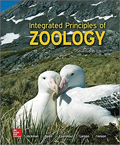integrated principles of zoology 17th edition cleveland hickman, susan keen, allan larson, david eisenhour,