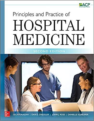 principles and practice of hospital medicine 2nd edition sylvia mckean, john ross, daniel dressler, danielle