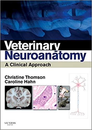 veterinary neuroanatomy a clinical approach 1st edition christine thomson, caroline hahn 0702034827,