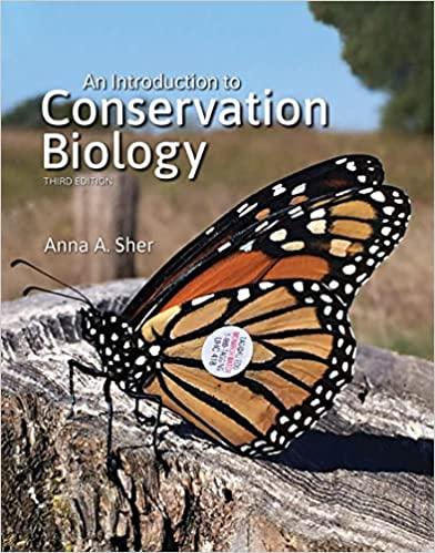 an introduction to conservation biology 3rd edition anna sher 0197564372, 978-0197564370