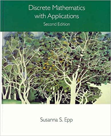 discrete mathematics with applications 2nd edition susanna s. epp 0534944469, 9780534944469