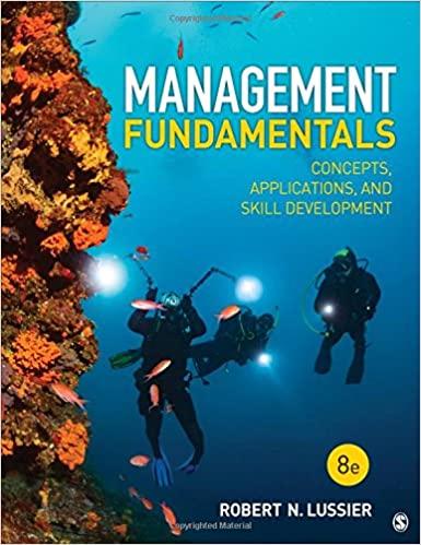 management fundamentals 8th edition robert n. lussier 9781506389394