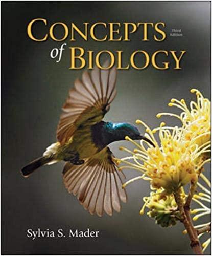 concepts of biology 3rd edition sylvia mader 0073525537, 9780073525532