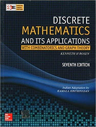 discrete mathematics and its applications with combinatorics and graph theory 7th edition kenneth h. rosen,