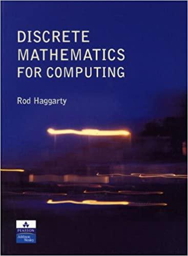 discrete mathematics for computing 1st edition rod haggarty 0201730472, 9780201730470