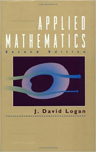 applied mathematics 2nd edition j. david logan 0471165131, 9780471165132