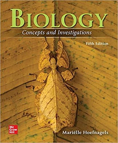 biology concepts and investigations 5th edition marielle hoefnagels 1260259048, 978-1260259049