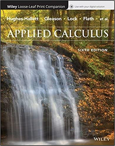 applied calculus 6th edition deborah hughes hallett, patti frazer lock, andrew m. gleason, daniel e. flath,