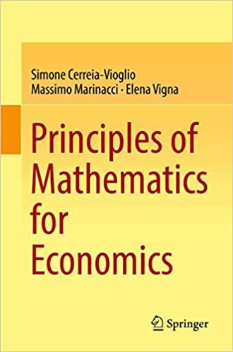 principles of mathematics for economics 1st edition simone cerreia vioglio, massimo marinacci, elena vigna